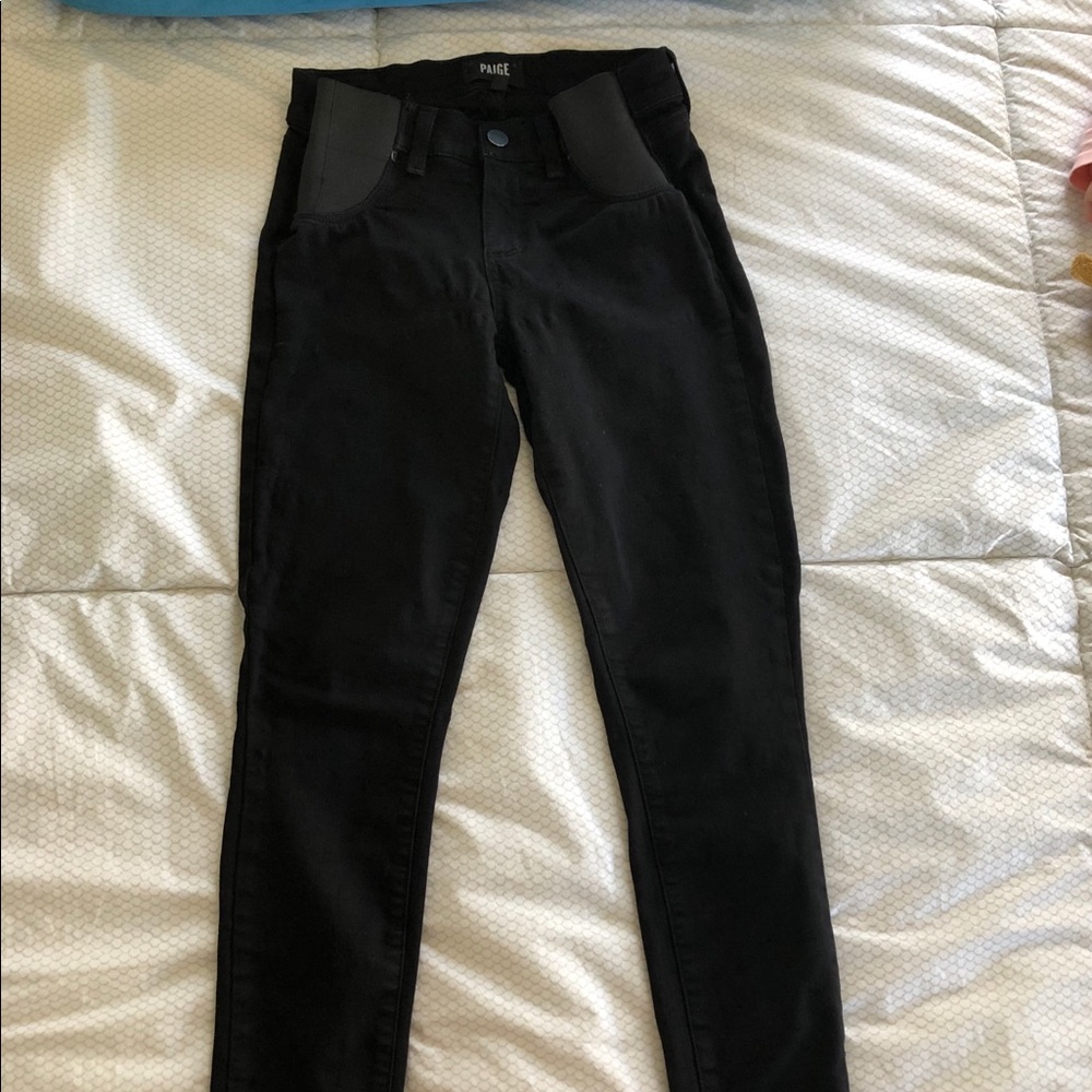Paige ultra skinny verdugo Black Maternity Jeans